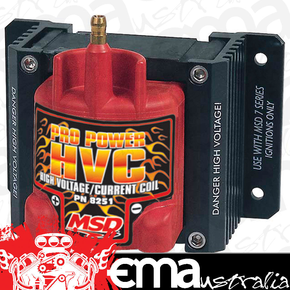 MSD Ignition MSD8251 Pro Power HVC Coil use w/MSD Ignition 7 Series 45000 volts