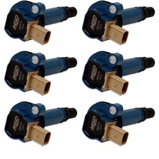 MSD Ignition MSD825765 Coil Blue Ford Eco-Boost 3.5L V6 6-Pk