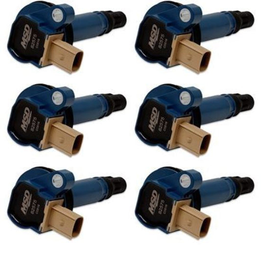 MSD Ignition MSD825765 Coil Blue Ford Eco-Boost 3.5L V6 6-Pk