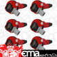 MSD Ignition MSD82586 Coil Red Ford Eco-Boost 3.5L V6 6-Pk