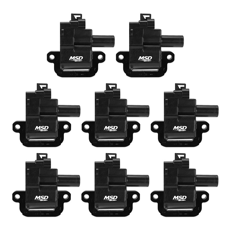MSD Ignition MSD826283 Blaster GM LS Coils Black 1998-06 Chev/Holden Ls1/Ls6 Set Of 8