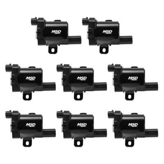 MSD Ignition MSD826383 Coil GM L-Series Truck ¶ô??99-¶ô??07 (Black 8-Pack)