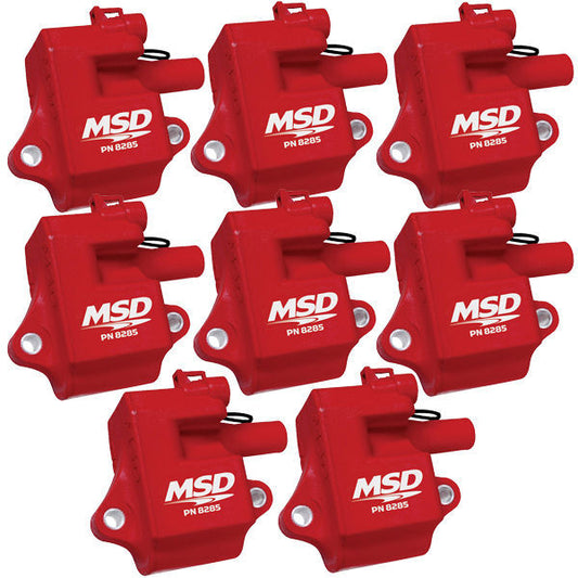 MSD Ignition MSD82858 Multiple Spark Ignition Coil Kit Chev/Holden Ls1/Ls6 Set Of 8