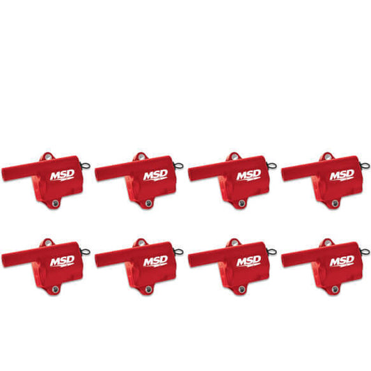 MSD Ignition MSD82868 Pro Power Ignition Coil Set GM Ls-Series Truck 99-07