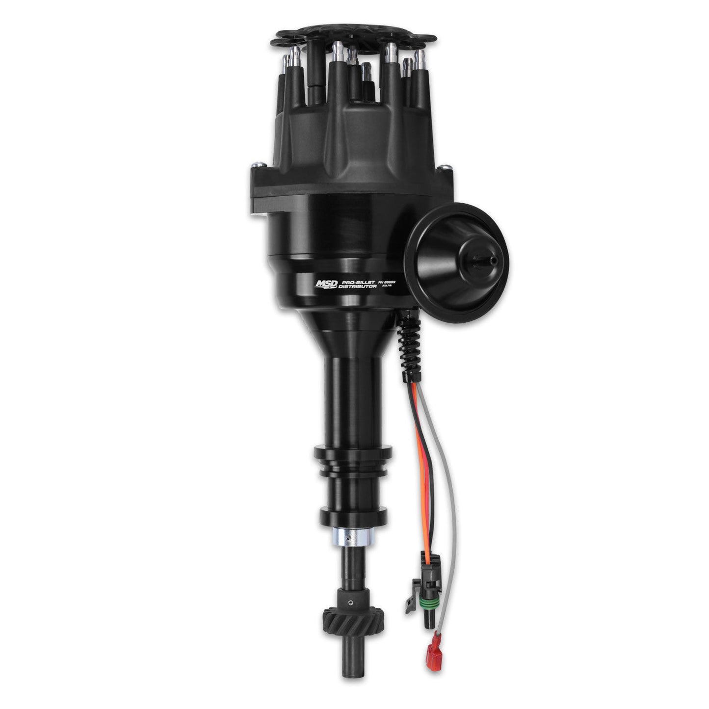 MSD Ignition MSD83503 Black Pro Billet Ready To Run Distributor Ford 302-351C / 429-460