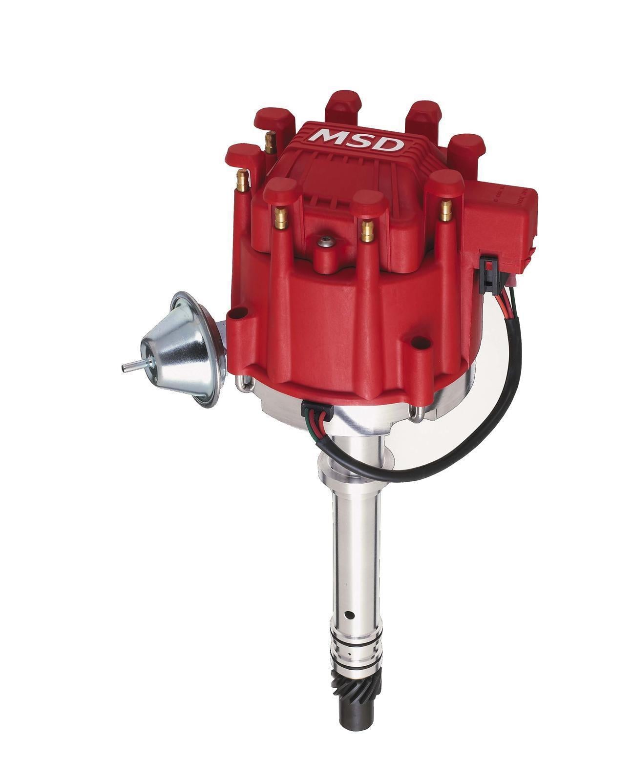 MSD Ignition MSD8365 Chev V8 Pro-billet Hei Distributor Vac Pickup/advance Adj Rev Limit