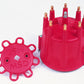 MSD Ignition MSD8433 Red Extra Duty Distributor Cap for Most Billet Distributors GM Style Cap