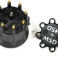 MSD Ignition MSD84333 Extra Duty Distributor Cap Black Male HEI Pro Billet