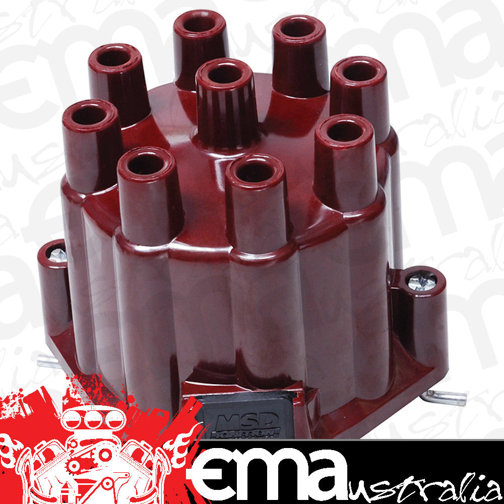 MSD Ignition MSD8437 Extra Duty Distributor Cap (suit GM V8 Points Distributor Window Female Socket-Style)