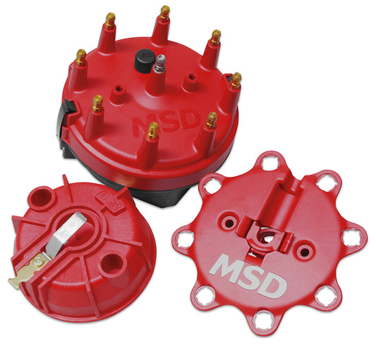 MSD Ignition MSD8441 Cap-A-Dapt Kit (Large Diameter Cap Rotor & Spacer suit Small Diameter Billet Distributors)