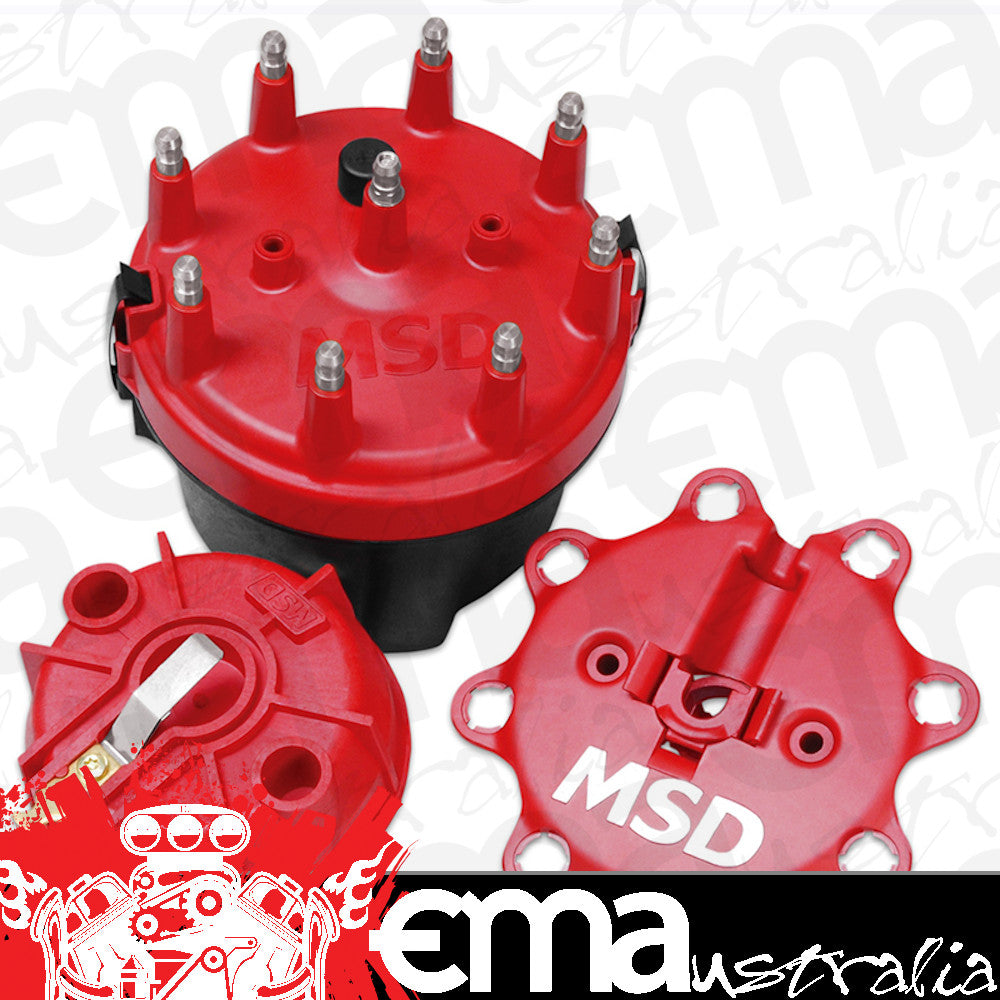 MSD Ignition MSD8445 Cap-A-Dapt Kit (Large Diameter Cap Fixed Rotor & Spacer suit Pro-Billet Distributors)