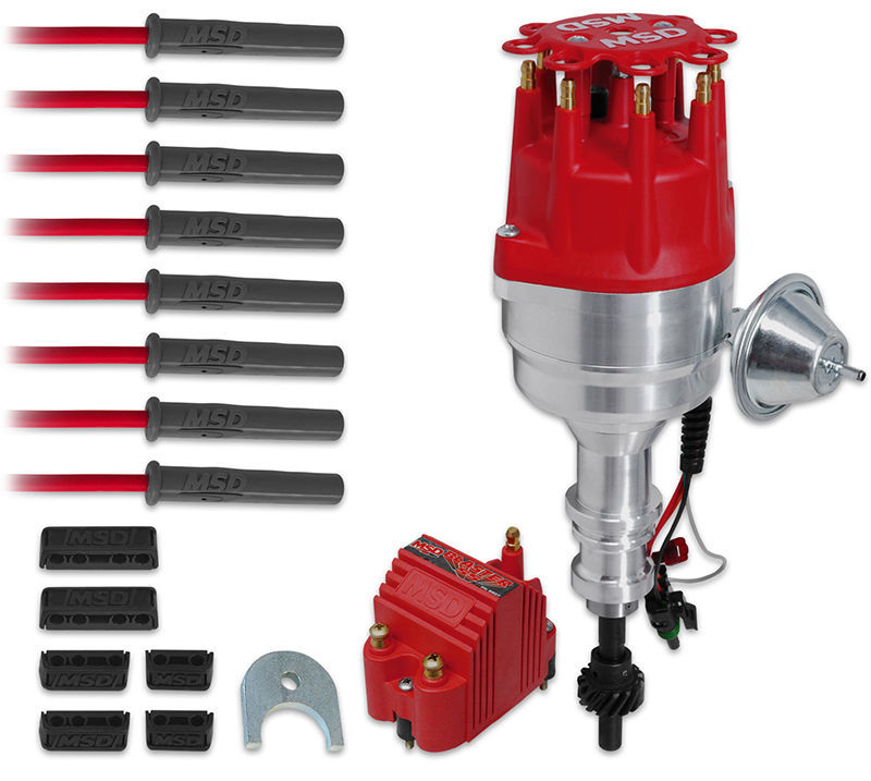 MSD Ignition MSD84747 Ford 302/351C-460 Ready To Run Ignition Kit Distributor Coil Leads