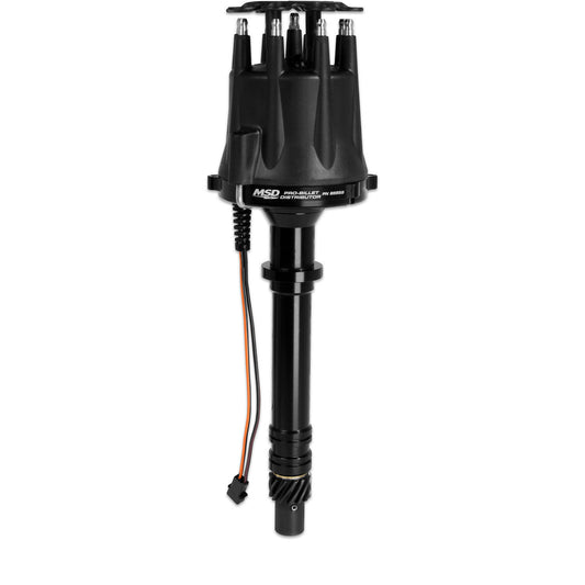 Chevy Big & Small Block V8 Black Pro-Billet Distributor suit Chev MSD Ignition MSD85555
