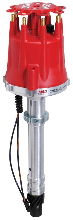 MSD Ignition MSD85561 Pro-Billet Distributor (Small/Big Block Chevy Magnetic Trigger Adjustable Slip Collar)