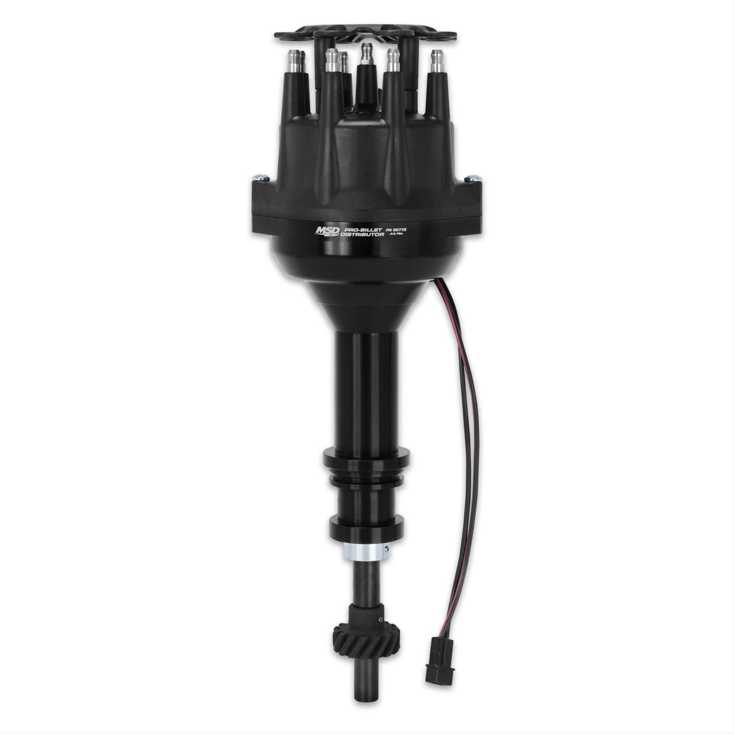 MSD Ignition MSD85773 Ford 302-351C 429-460 Black Pro Billet HEI Distributor Small Base