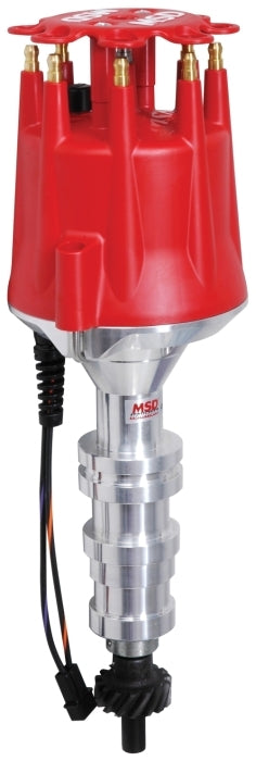 MSD Ignition MSD8594 Pro-Billet Distributor (Ford 332-428 Fe Magnetic Pickup Mechanical Advance Cnc Machined Housing)