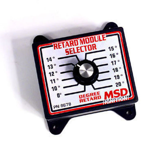 MSD Ignition MSD8678 Retard Module Selector 11-20Ç÷ Uses Increments Of 1Ç÷