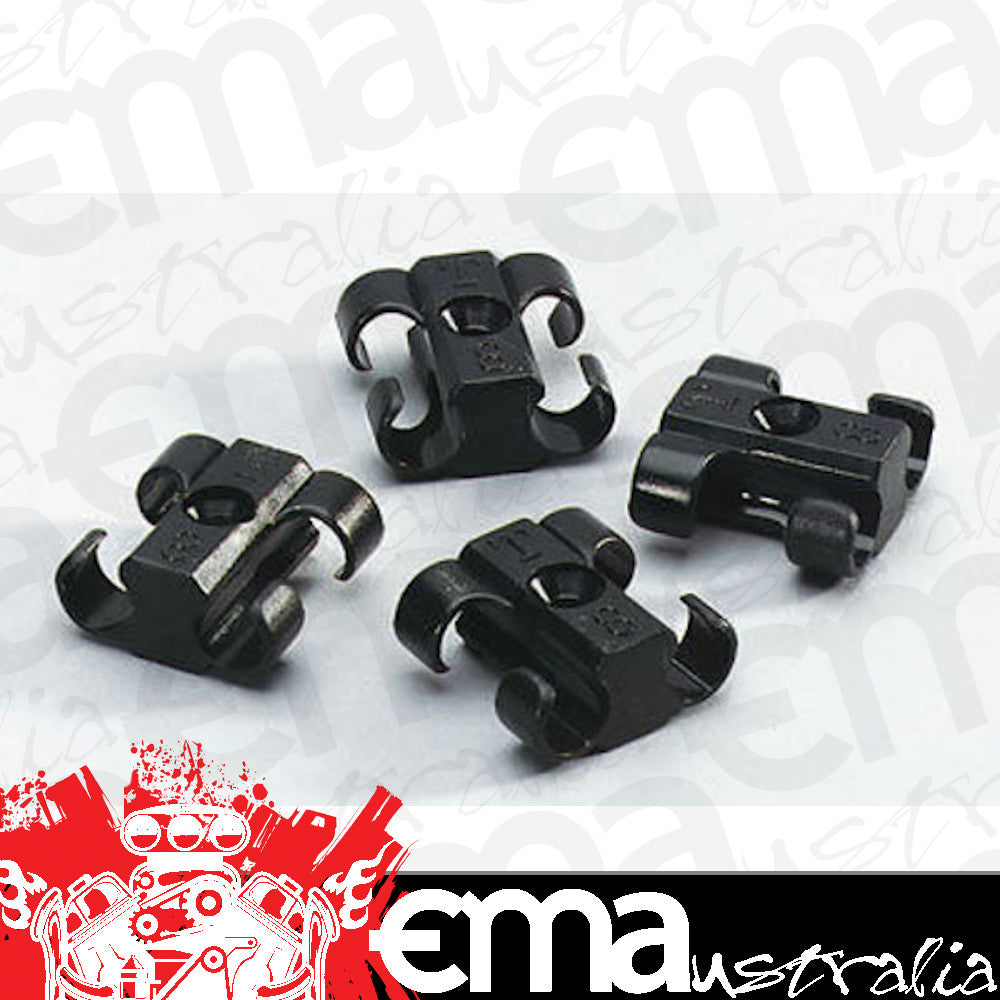 Universal 8 - 8.5mm Plug Wire Diameter Wire Separator Material: Plastic Pro-Clamp Ignition Lead Seperators Black 8-8.5mm Set Of 16 MSD Ignition MSD8841