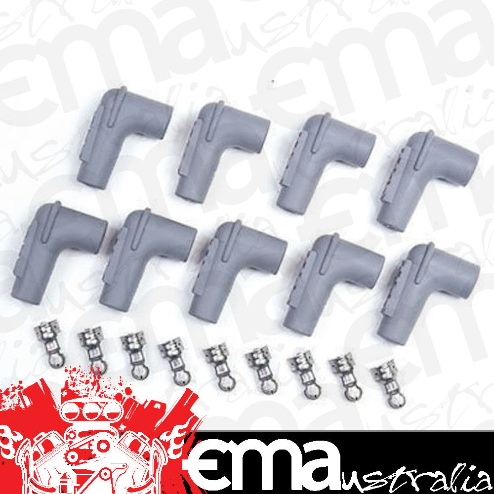 MSD Ignition MSD8850 Replacement Boots & Terminals 90Ç÷ HEI Style Set Of 9