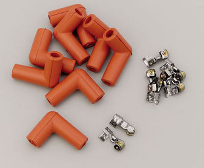 MSD Ignition MSD8852 Pro Racing Boots & Terminals 90 Spark Plug End (Set Of 8)