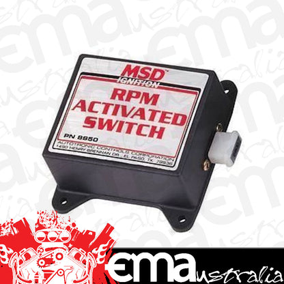 MSD Ignition MSD8950 RPM Activated Switch Requires RPM Modules 4 6 & 8 Cylinder