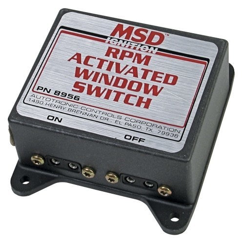 MSD Ignition MSD8956 RPM Activated Window Switch (Activate And Deactivate Circuits RPM Modules Used To Activate The Switch)