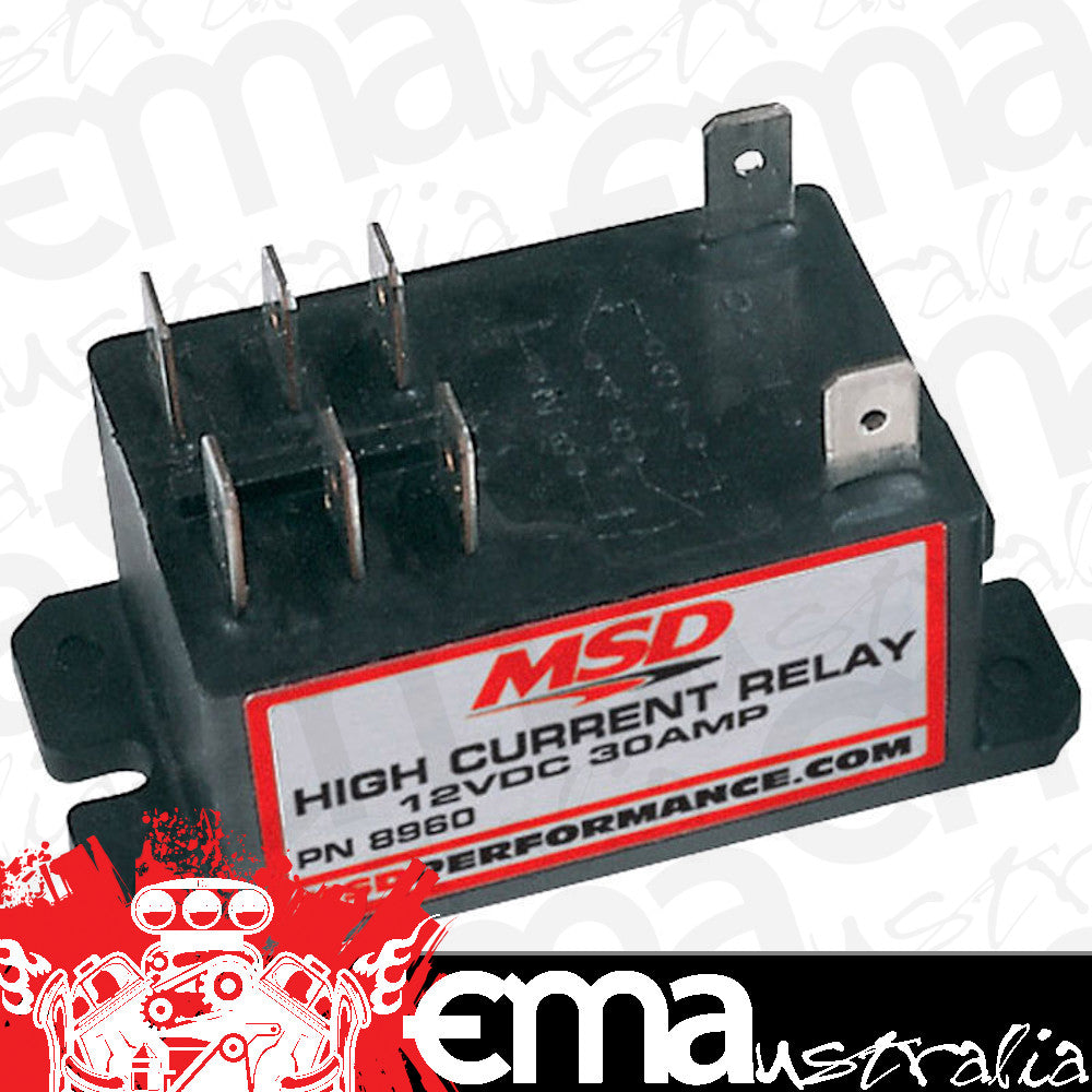 MSD Ignition MSD8960 High Current Relay Double Pole Double Throw 30Amp/12 Volt Dc