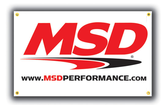 MSD Ignition MSD9420 Performance White Vinyl Banner 36" X 60"