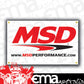 MSD Ignition MSD9420 Performance White Vinyl Banner 36" X 60"