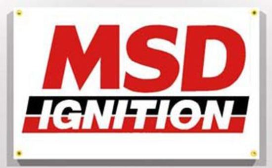MSD Ignition MSD9421 Banner Logo 20¶ô?‹¨« X 35¶ô?‹¨«