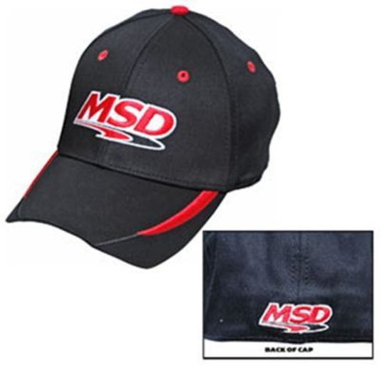 MSD Ignition MSD95191 Cap Baseball Logo Black Flexfit