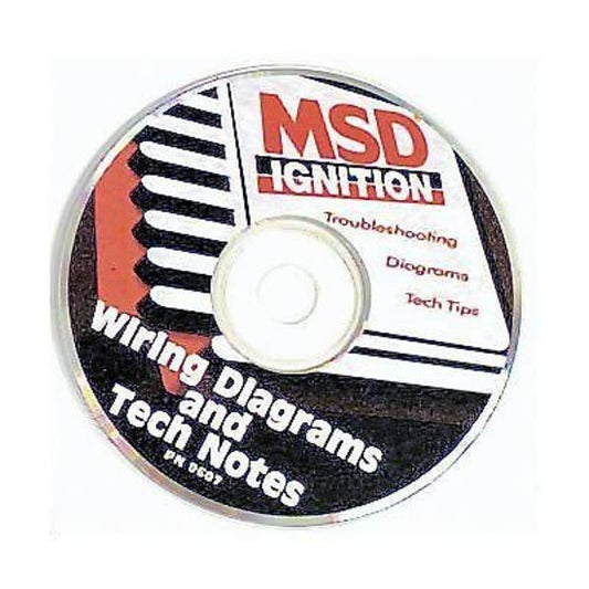 MSD Ignition MSD9607 Pc Cd-Rom Wiring Diagrams And Tech Notes