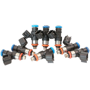 Aeroflow AF49-1925-8 850cc EV14 Short USCAR Fuel Injector Set of 8