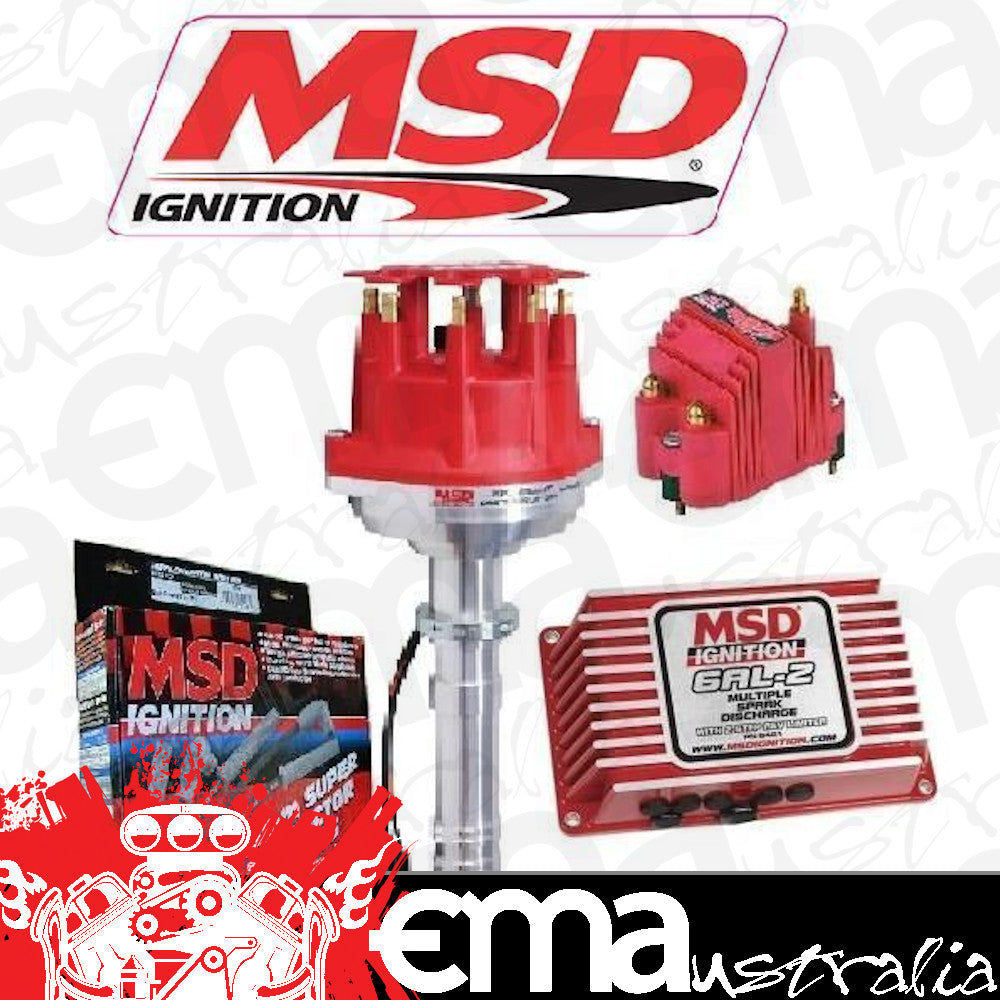 MSD Ignition MSDCHEVKIT Chev V8 Complete Pro Billet 6AL Ignition System Kit