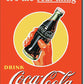 Metal Sign MSI-1053 Coca-Cola Coke Real Thing Hand