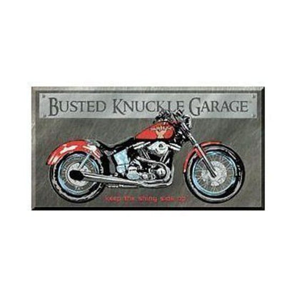 Metal Signs | MSI-1165 | Sign Busted Knuckle Garage Bike 16" x 12.5"