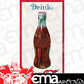 Metal Signs MSI-1210 Sign Drink Coca Cola / Coke Metal 40cm x 21cm Sign