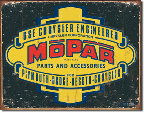 Metal Sign MSI-1314 Mopar 1937-1941