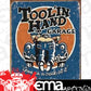 Metal Sign MSI-1319 Tool In Hand Garage 16" x 12.5"