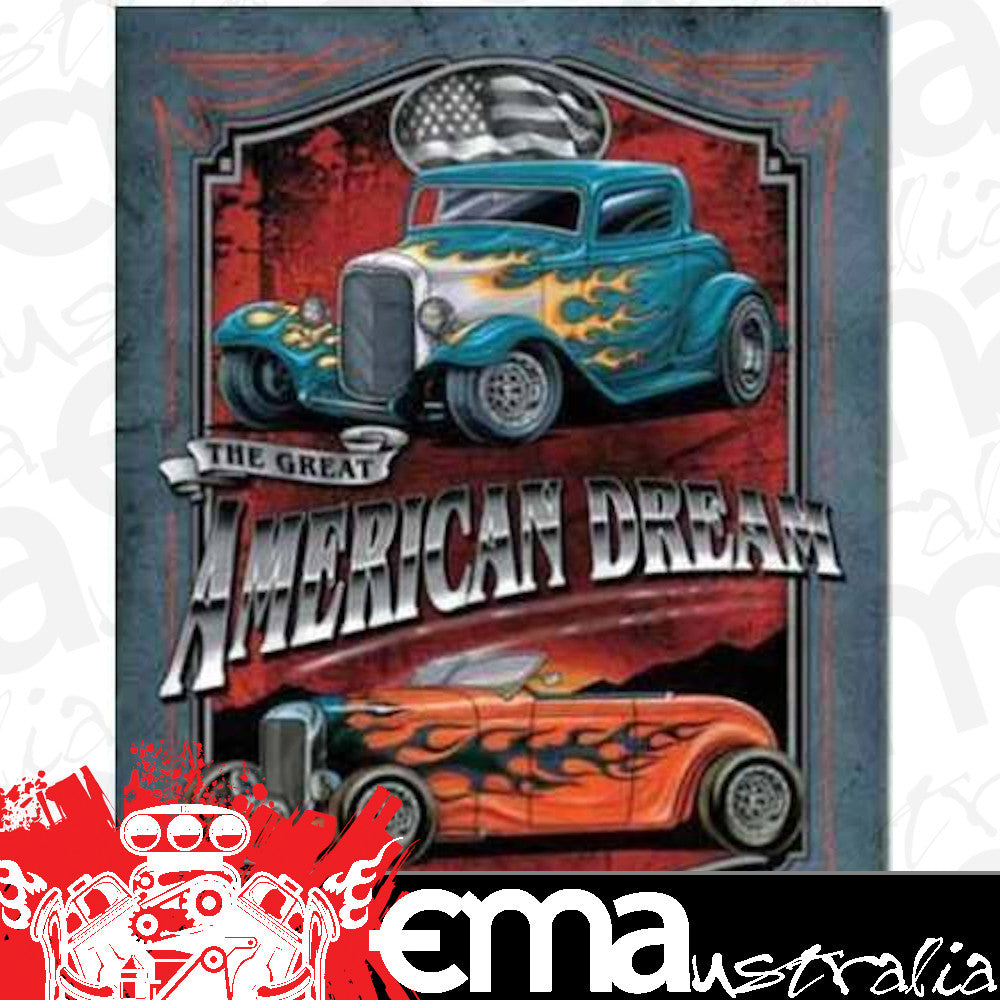 Metal Sign MSI-1534 American Dream 16" x 12.5"