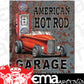 Metal Sign MSI-1539 American Hot Rod Garage 16" x 12.5"