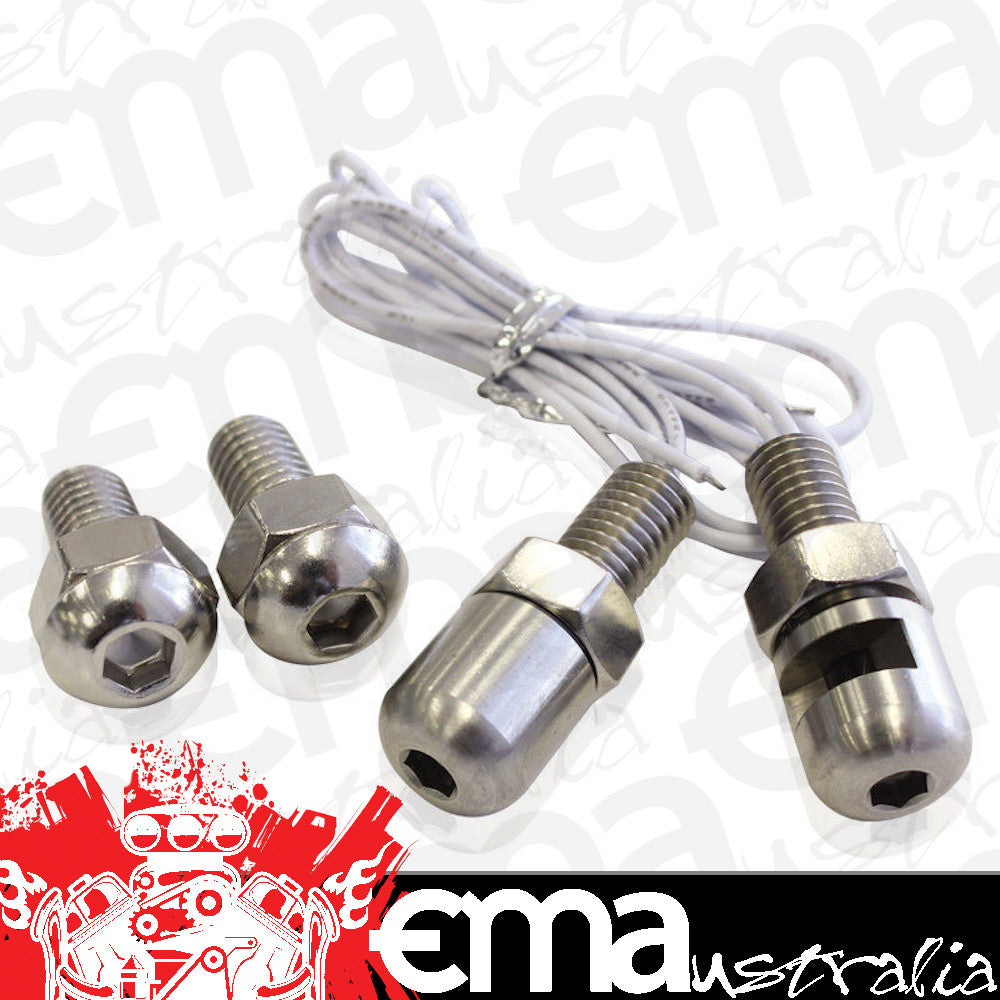 Aeroflow AF49-2005 Lite N Bolt License Plate Boltkit S/S Number Plate Bolts