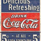 Metal Sign MSI-1619 Drink Coca Cola 5 Cent 16" x 12.5"