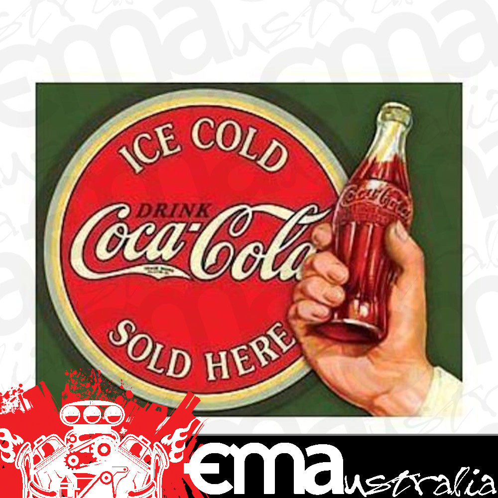 Metal Signs MSI-1625 Sign Ice Cold Coke Sold Here 16" x 12.5"