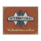 Metal Sign MSI-1675 International Truck Logo 16" x 12.5"