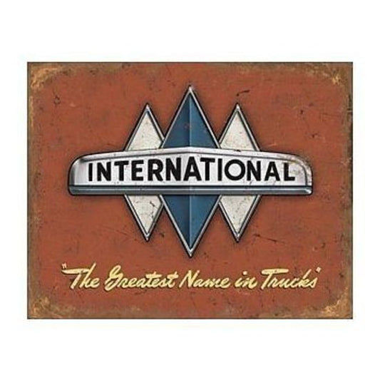 Metal Sign MSI-1675 International Truck Logo 16" x 12.5"