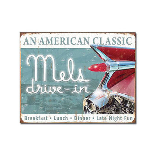 Metal Sign MSI-1677 Mels Drive-in 16" x 12.5"