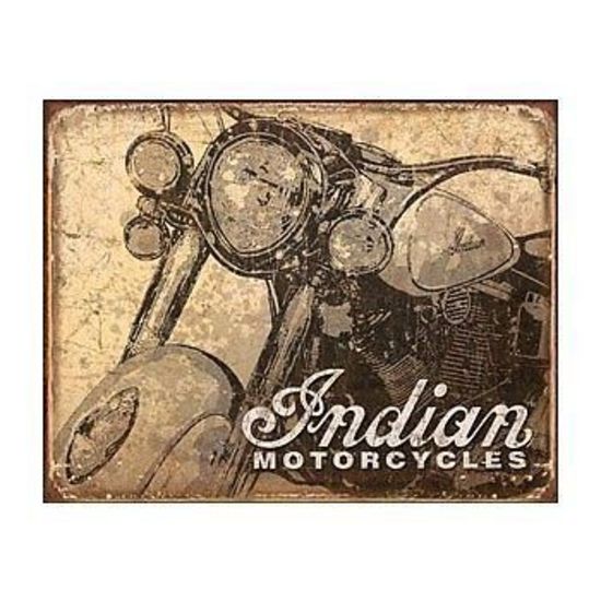 Metal Signs MSI-1724 Sign Indian Motorcycles 16" x 12.5"