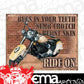 Metal Sign MSI-1800 Ride On 16"x 12.5"