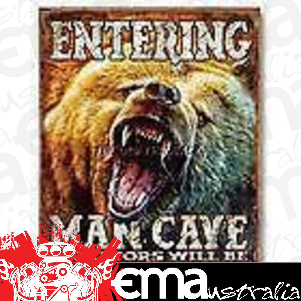 Metal Sign MSI-1817 Man Cave Height 16" Width 12.5"